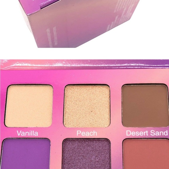 Violet Voss VIOLET SUNSET 10 Eyeshadow Pressed Pigment Palette Purple Pink BNIB - Picture 3 of 3